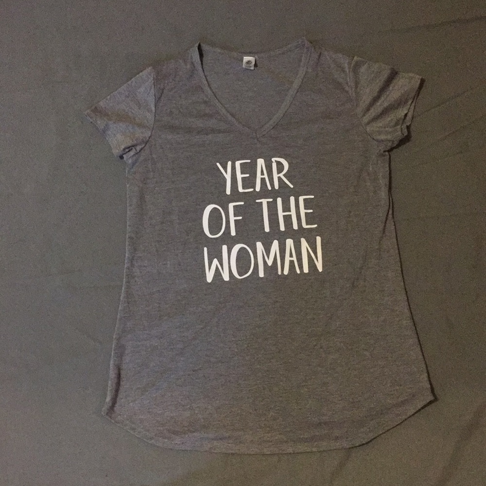A gray Year of the Women t-shirt